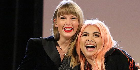Taylor Makes Surprise Appearance at Ally Coalition Talent Show