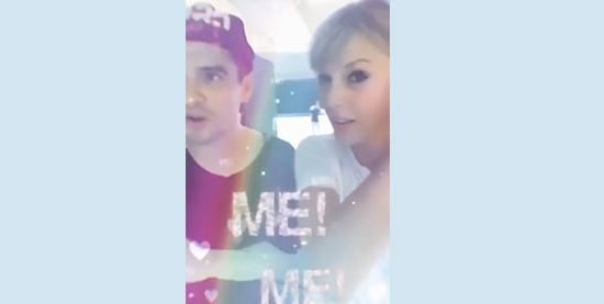 Taylor Goes Live on Instagram with Brendon Urie
