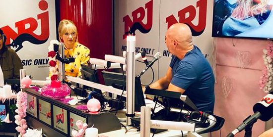 Taylor interviewed on NRJ Radio