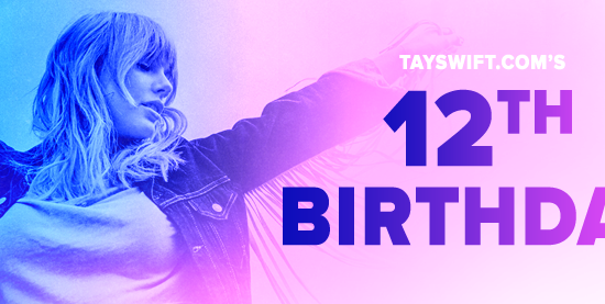 Celebrating 12 Years of Taylor Swift Web!
