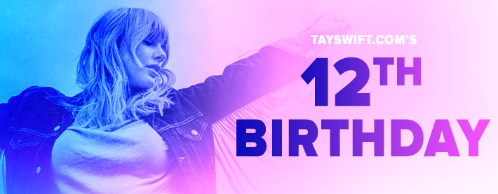 Celebrating 12 Years of Taylor Swift Web!