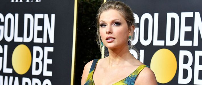 Taylor attends the  77th Annual Golden Globe Awards