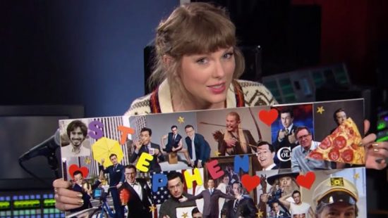 Taylor Appears On The Late Show with Stephen Colbert