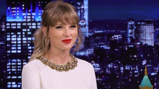 Taylor visits The Tonight Show Starring Jimmy Fallon