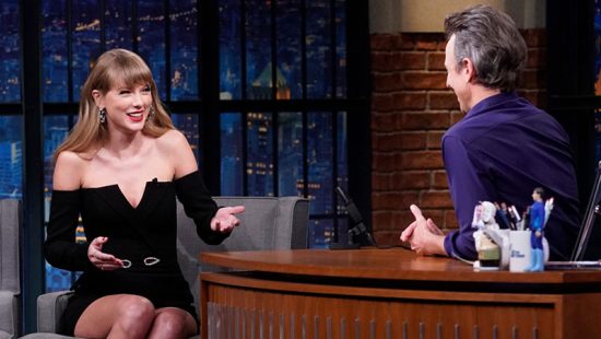 Taylor visits Late Night with Seth Meyers