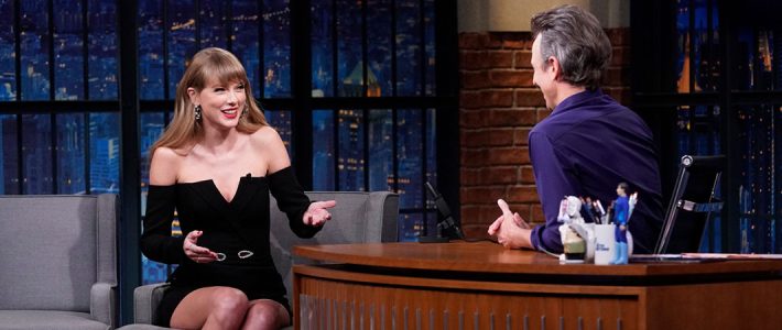 Taylor visits Late Night with Seth Meyers